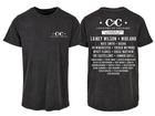 2025 Line-up T-shirt Acid Washed Black